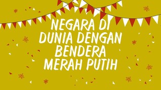 INFOGRAFIS: Negara di Dunia dengan Bendera Merah Putih