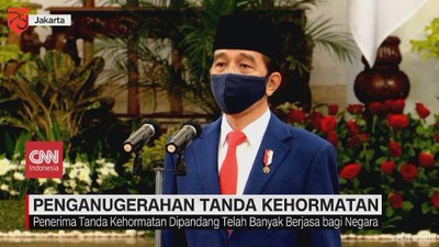 VIDEO: Jokowi Anugerahkan Tanda Jasa & Kehormatan ke 53 Orang