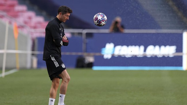 FOTO: Messi Pimpin Barcelona Lawan Bayern di Liga Champions