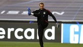 FOTO: Messi Pimpin Barcelona Lawan Bayern di Liga Champions Lionel Messi memimpin persiapan terakhir Barcelona jelang melawan Bayern Munchen dalam perempat final Liga Champions, Sabtu (15/8) dini hari.