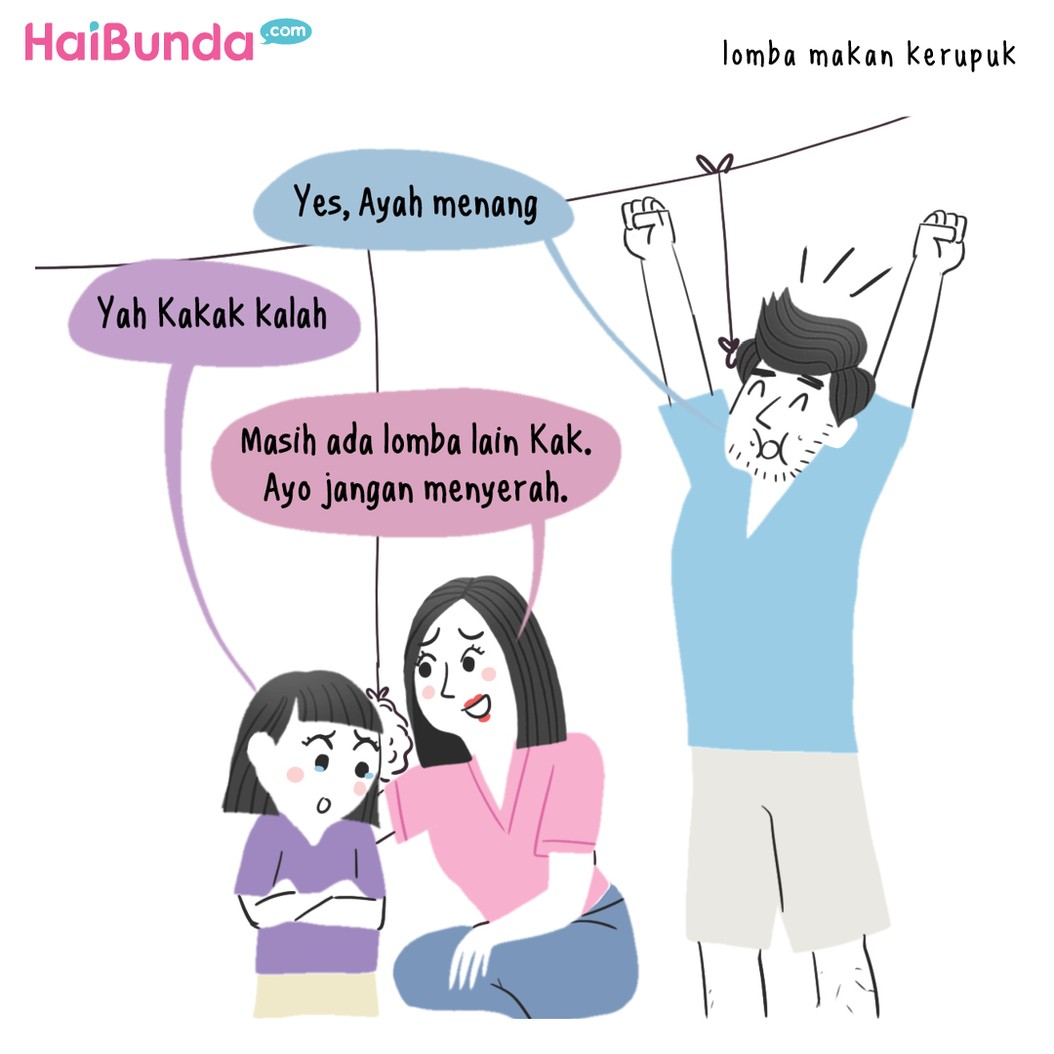 Komik HaiBunda 17 Agustus di Rumah