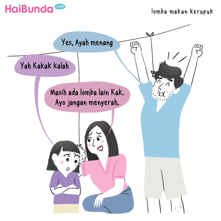 Komik HaiBunda 17 Agustus di Rumah