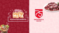 Jajan Enak tanpa Mahal di Program Makan Bareng Mega, Diskon 50% Lo!