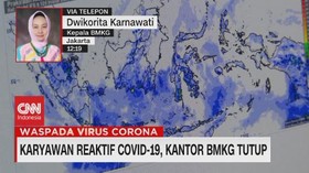 VIDEO: Karyawan Reaktif Covid-19, Kantor BMKG Tutup
