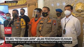 VIDEO: Pelaku Fetish Kain Jarik Jalani Pemeriksaan Kejiwaan