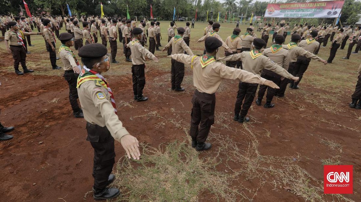 FOTO: Peringatan Hari Pramuka 2020 Kala Pandemi Corona