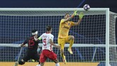FOTO: Drama Leipzig Tekuk Atletico di Menit Akhir RB Leipzig menang 2-1 atas Atletico Madrid di babak perempat final Liga Champions, Jumat (14/8), berkat gol Tyler Adams yang dicetak pada menit ke-88.