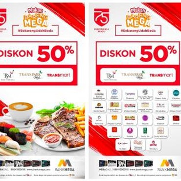 Bakso Boedjangan, Baskin Robbins, hingga Chatime Diskon 50 Persen