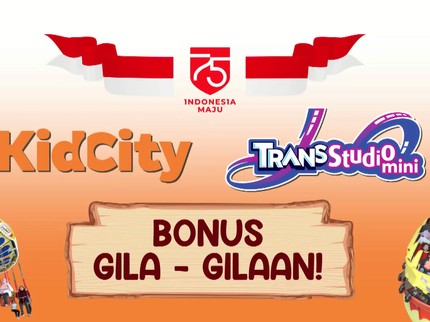 Promo Agustusan, KidCity Beri Bonus Menggiurkan Setiap Top Up Saldo