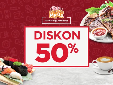 Makan Sepuasnya Bareng Keluarga & Dapatkan Diskon 50%, Hanya di Sini