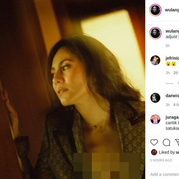 Wulan Guritno Seksi Unjuk Belahan Dada, Eh Jefri Nichol Komentar