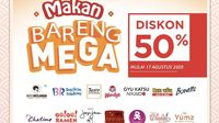 Diskon Makan Gila-gilaan Dari Bank Mega, Ini Daftar Restorannya