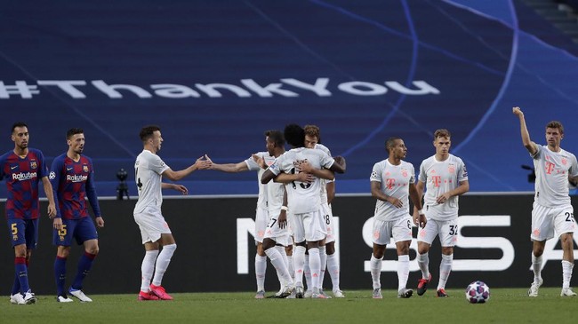 Berikut fakta menarik jelang duel Lyon vs Bayern Munchen di semifinal Liga Champions, Kamis (20/8) dini hari.