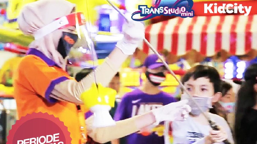 Wahana di Kidcity dan Trans Studio Mini