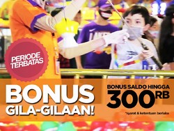KidCity dan Trans Studio Mini Beri Bonus Saldo hingga 120%