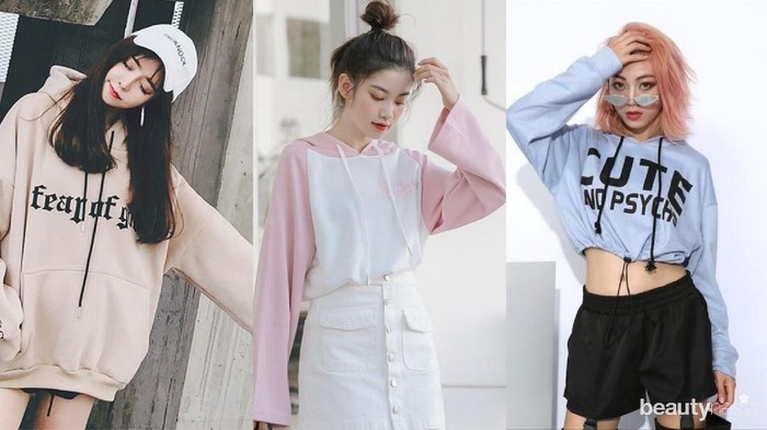 Mau Tampil Cute Pakai Hoodie? Ini Tipsnya Padu Padan ala Korea