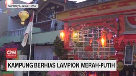 VIDEO: Kampung Berhias Lampion Merah-Putih