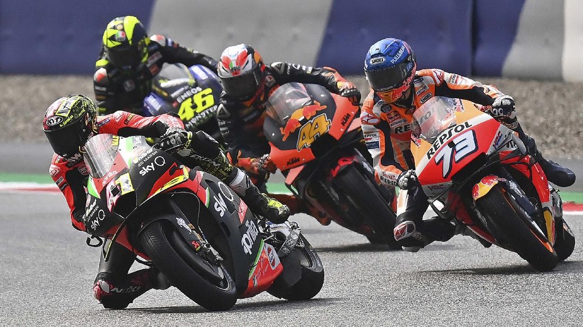 FOTO: Kualifikasi MotoGP Austria Jadi Milik Yamaha-Ducati
