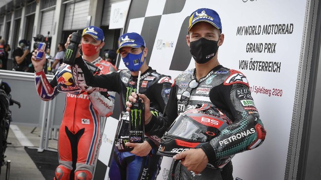 FOTO: Kualifikasi MotoGP Austria Jadi Milik Yamaha-Ducati