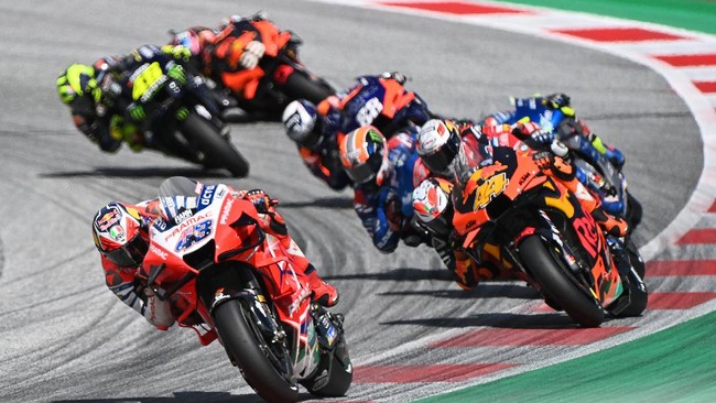 Live streaming MotoGP Styria 2020 bisa disaksikan melalui CNNIndonesia.com hari ini, Minggu (23/8), mulai pukul 17.00 WIB.