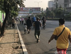 Pemkot Bekasi Tiadakan CFD, Warga Tetap Berolahraga di Jalan Ahmad Yani
