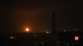 VIDEO: Tentara Israel Serang Markas Hamas di Gaza