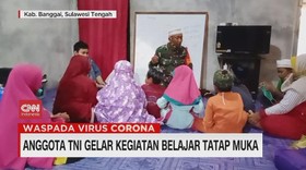 VIDEO: Anggota TNI Gelar Kegiatan Belajar Tatap Muka