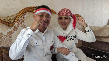 Rayakan HUT RI ke-75, Bella Shofie dan Suami Adakan Lomba di Rumah