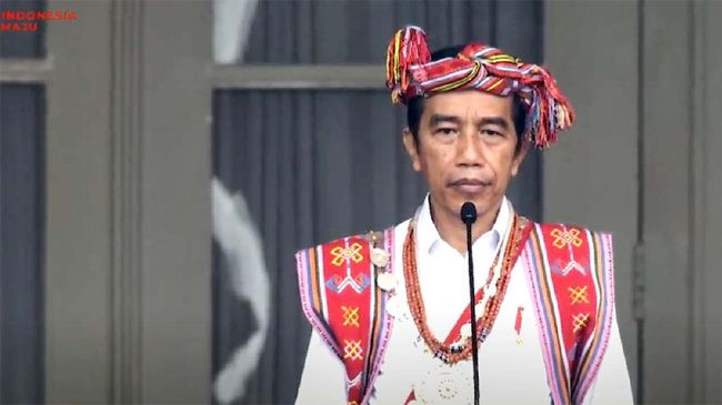 Makna Baju Adat Ntt Yang Dikenakan Jokowi Pada Hut Ri Ke 75