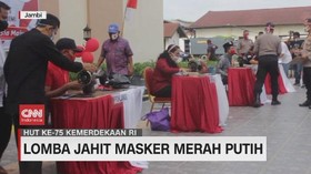 VIDEO: Lomba Jahit Masker Merah Putih