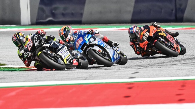 Pembalap Avintia Racing Johann Zarco dapat lampu hijau untuk balapan di MotoGP Styria, Minggu (23/8).