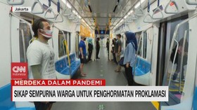 VIDEO: Penumpang MRT Peringati Detik-detik Proklamasi