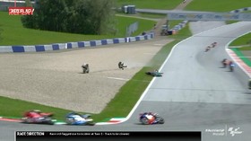 VIDEO: Detik-detik Kecelakaan Parah Zarco-Morbidelli