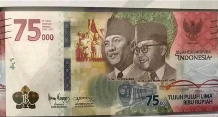 Uang Edisi Khusus Kemerdekaan RI ke 75 (Tangkapan Layar Youtube Bank Indonesia)