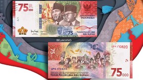 Pemalsu Uang Baru Rp75 Ribu Terancam Pidana 15 Tahun