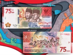 Cek di Sini! Penampakan Uang Rp 75.000 Khusus HUT RI ke-75