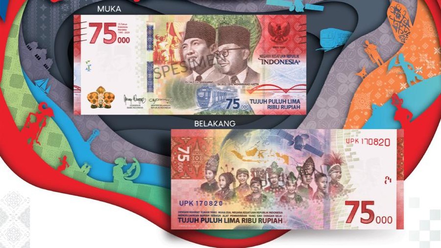 Uang pecahan Rp75 ribu