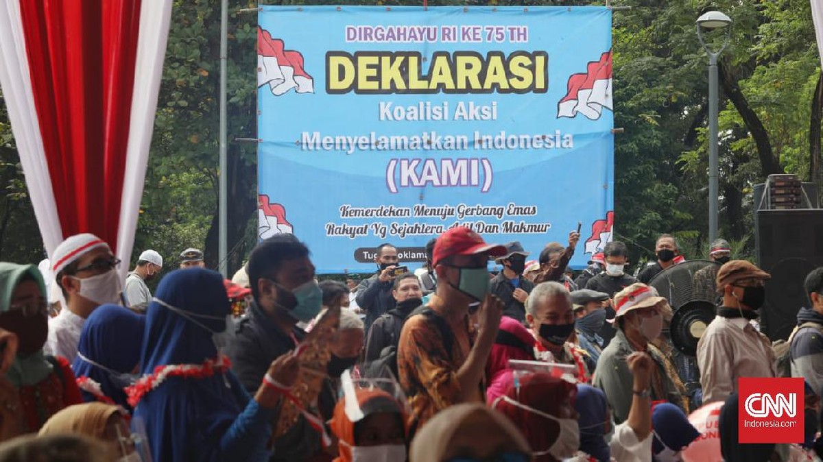 FOTO: Deklarasi KAMI di Tugu Proklamasi