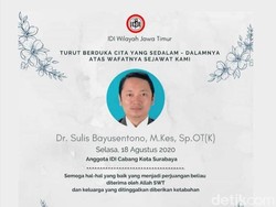 Dokter Orthopedi dan Dosen FK Unair Meninggal Terpapar COVID-19