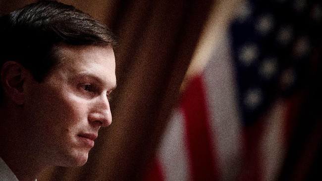 Senior Advisor Jared Kushner attends a meeting on Opportunity Zones in the Cabinet Room of the White House May 18, 2020, in Washington, DC. (Photo by Brendan Smialowski / AFP)