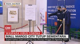 VIDEO: Karyawan Positif Covid-19, Giant Margo City Mall Tutup
