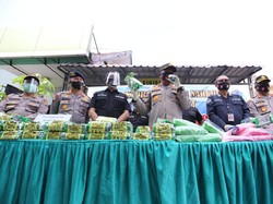 Polda Sumut Tembak 1 Bandar Narkoba, 100 Kg Sabu Disita