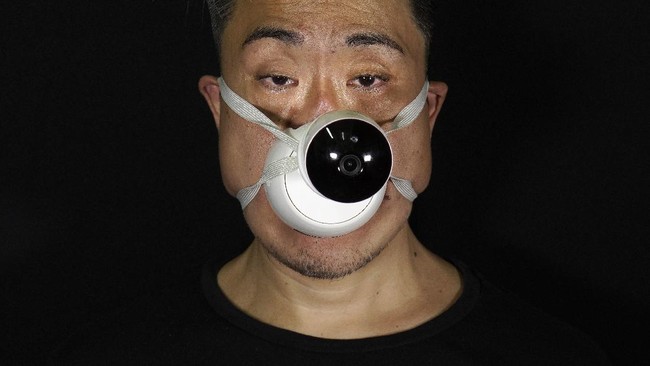FOTO: 170 Masker Unik Tentang Pandemi dan Politik Hong Kong
