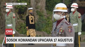 VIDEO: Mengenal Sosok Komandan Upacara Penurunan Bendera