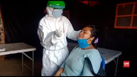 VIDEO: Razia Uji Swab, Pedagang Pasar Kabur