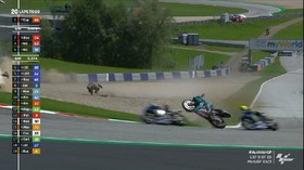 VIDEO: Dua Kecelakaan Hebat di MotoGP Austria 2020