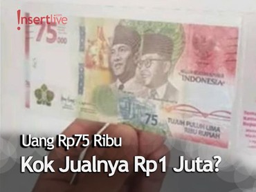 Viral Uang Baru Rp75 Ribu Dijual di Toko Online, Netizen: Riba!
