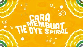 INFOGRAFIS: Cara Membuat Tie Dye Spiral