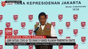 VIDEO: Jubir Covid-19: Tes Swab di Faskes Rujukan Gratis