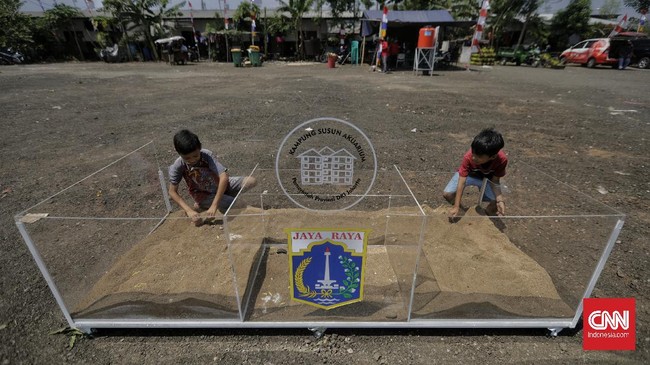 Anggaran pembangunan Kampung Susun Akuarium mencapai Rp62 miliar yang bakal dikerjakan anak usaha PT Lippo Karawaci Tbk.